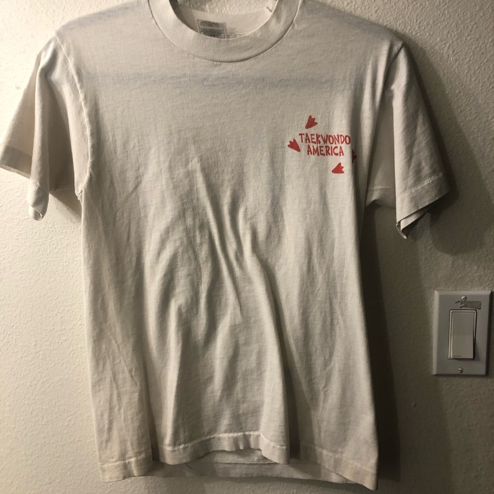 White Taekwondo America T-Shirt